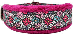 Evanston Floral Everyday Limited Slip Collar for dogs, handmade in the USA by Fuzzywumpets.