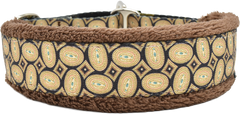 Smoking Jacket Everyday Limited Slip Collar for dogs, handmade in the USA by Fuzzywumpets.