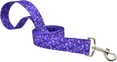 Modern Houndstooth 1" snap leash by Fuzzywumpets