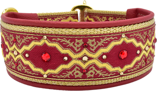 1.5” Cardinal Baroque Luxe Limited Slip Collar Fuzzywumpets