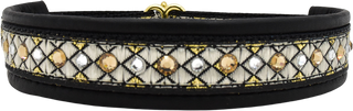 1/2” Champagne Parquet Luxe Limited Slip Collar Fuzzywumpets