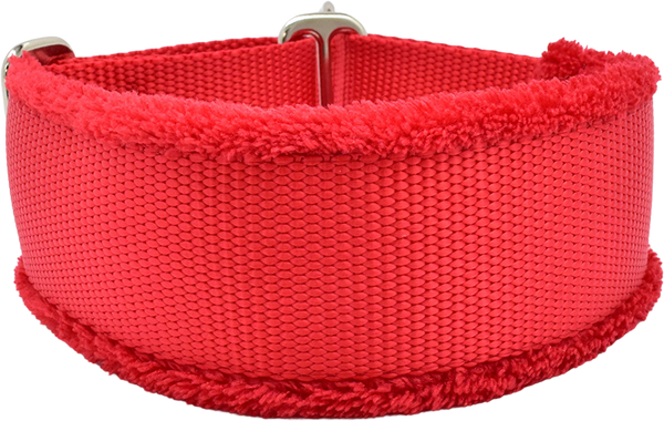1.5" Solid Color Heavy Nylon Limited Slip Collar Fuzzywumpets
