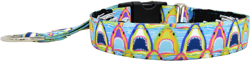 1" Bitey Face Everyday Private Trainer for dogs, Purple leather lining, handmade in the USA by Fuzzywumpets.
