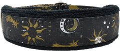 Celestial Splendor Everyday Limited Slip Collar for dogs, handmade in the USA by Fuzzywumpets.