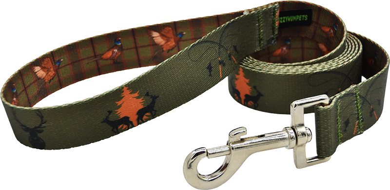 Sportsman snap leash by Fuzzywumpets.