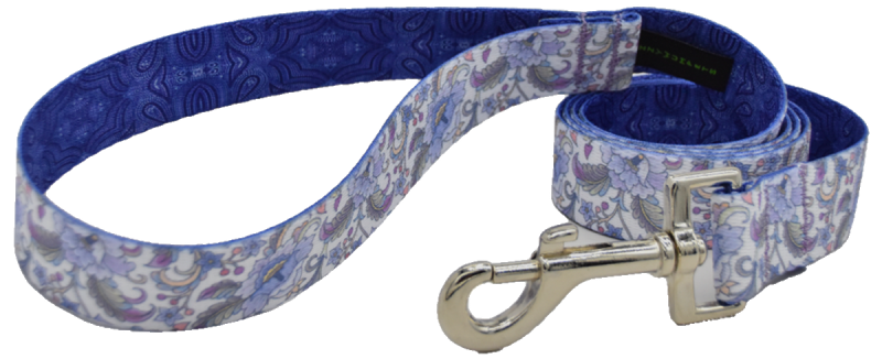Eleanor Floral snap leash by Fuzzywumpets.