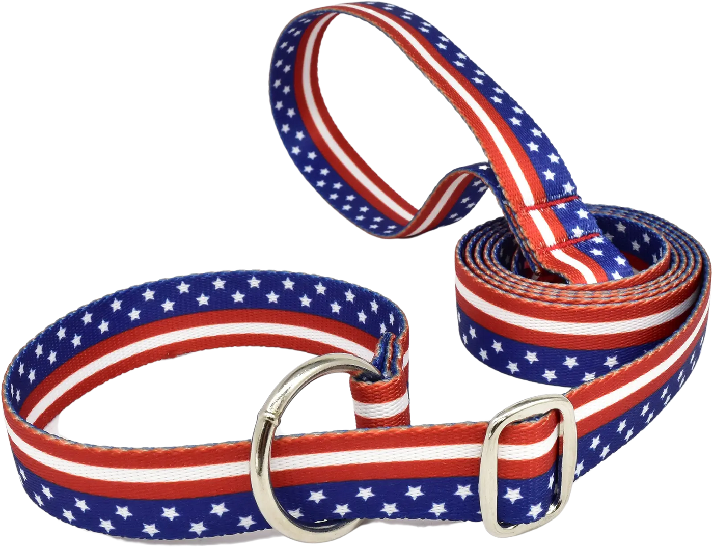 1" x 6ft Simplicity Americana Slip Lead - multiple patterns for dogs, handmade in the USA by Fuzzywumpets.