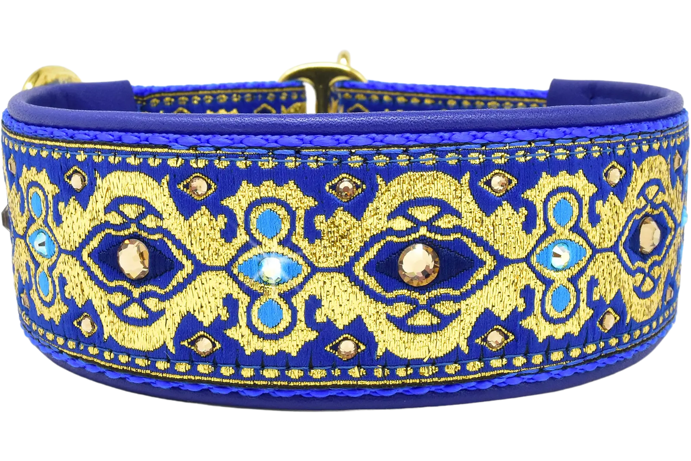 1.5" Gilded in Blue Luxe Limited Slip Collar Fuzzywumpets