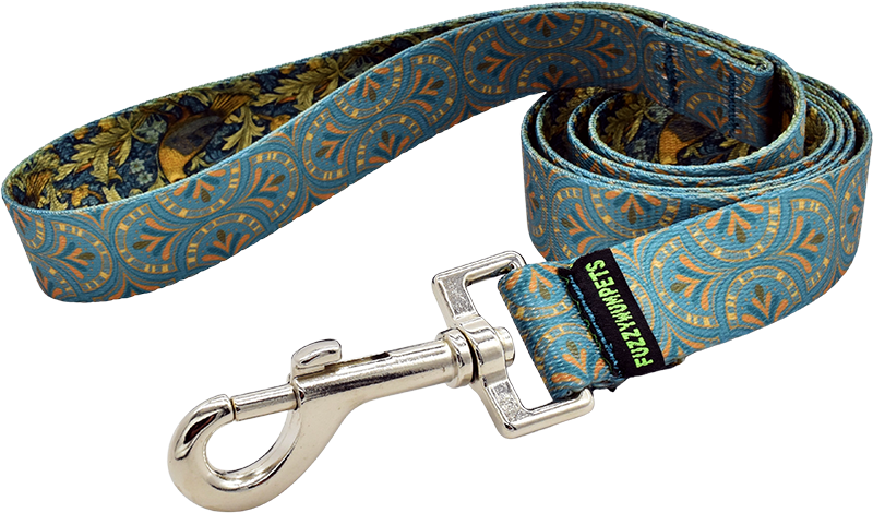 Art Deco Dreams snap leash by Fuzzywumpets
