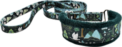 Enchanted Forest 5/8", 1" and 1.5" Walking Lead by Fuzzywumpets