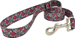 Evanston Floral 1" snap leash by Fuzzywumpets