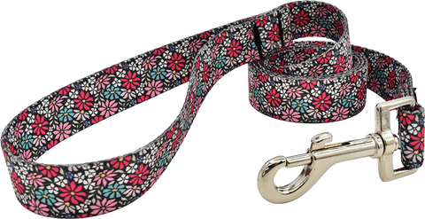 Evanston Floral 1" snap leash by Fuzzywumpets