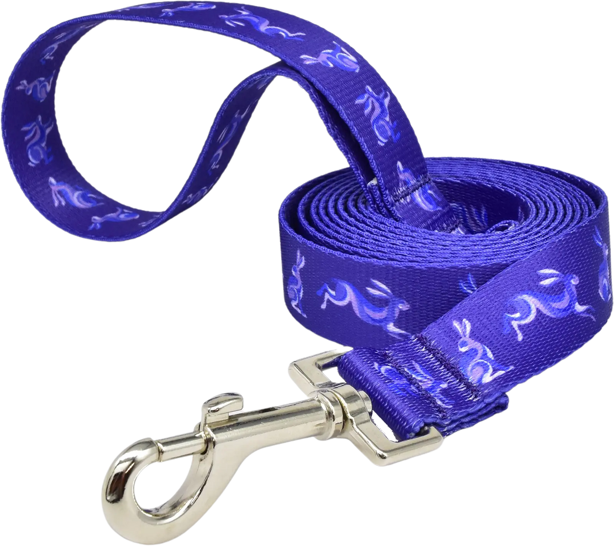 1" Patterned Snap Leash for dogs, handmade in the USA by Fuzzywumpets.
