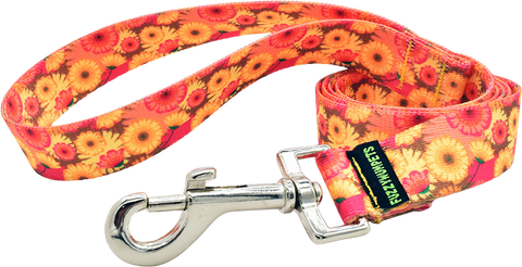 Hothouse Flowers snap leash by Fuzzywumpets