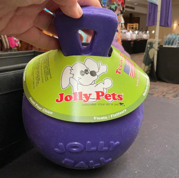 Jolly Ball Tug-n-Toss 6 Inches Fuzzywumpets