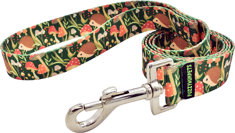 Shroom Dudes snap leash by Fuzzywumpets