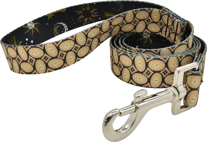 Smoking Jacket 1" snap leash by Fuzzywumpets