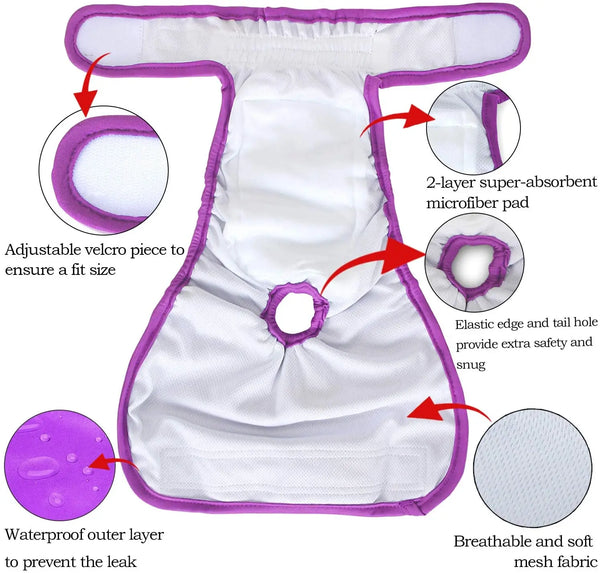Girls' Hygienic Panties Fuzzywumpets