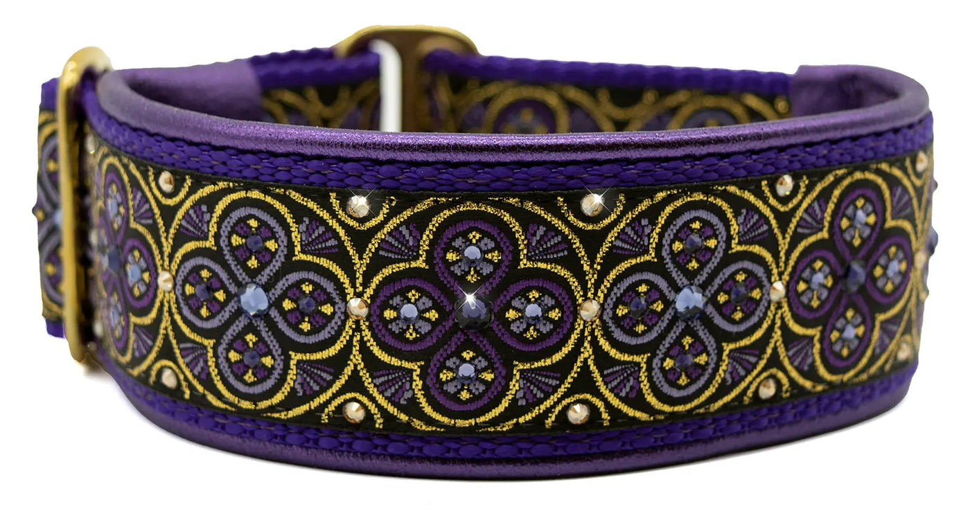 1.5" Purple Toulon Luxe Limited Slip Collar Fuzzywumpets