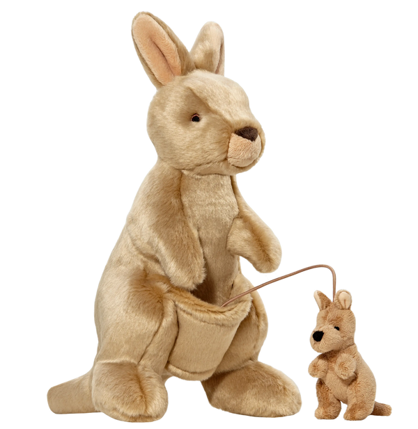 Phoebe and Joey Kangaroo LG Fluff and Tuff